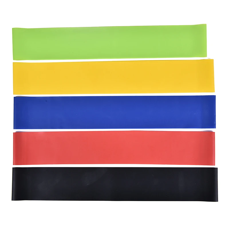 

5 Colors Yoga Resistance Rubber Bands Indoor Outdoor Fitness Equipment Sport Training Workout Elastic Bands