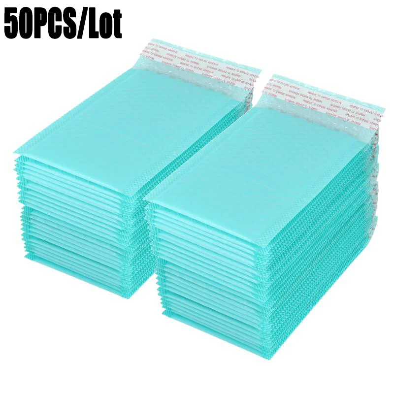 50Pcs/Lot Bubble Film Envelope Bag Gift Packaging Bag Anti-squeeze Express Bag Thicken Product Packaging Envelope Bag