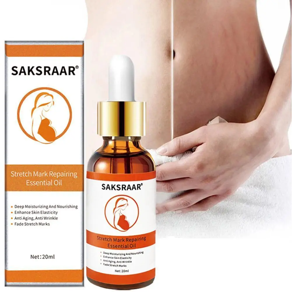 

20ml Stretch Marks Remover Essential Oil Eliminate Winkle Pregnancy Maternity Scars Treatment Repair Skin Anti Firming W9M7