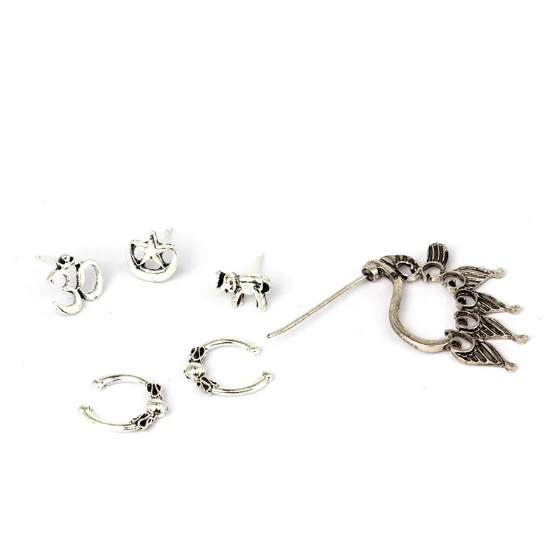 HZ 2019 новый набор индивидуальный Панк Крест солнце ипомея белая Геометрическая