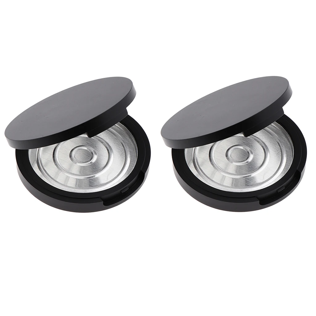 2 шт. пустая банка для макияжа контейнер прессованного порошка хранения