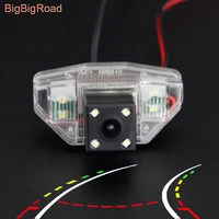 bigbigroad car intelligent dynamic trajectory tracks rear view ccd camera for honda crv 2007 2010 new fit hatchback 2008 2011