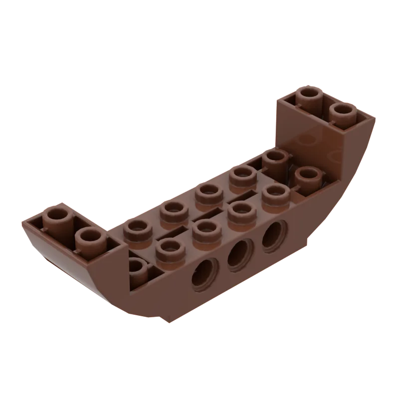 

10PCS High-Tech Assemble Particle 11301 2x8x2 Reverse Arched Brick Building Blocks Kit Replaceable Part Toys For Children Gifts
