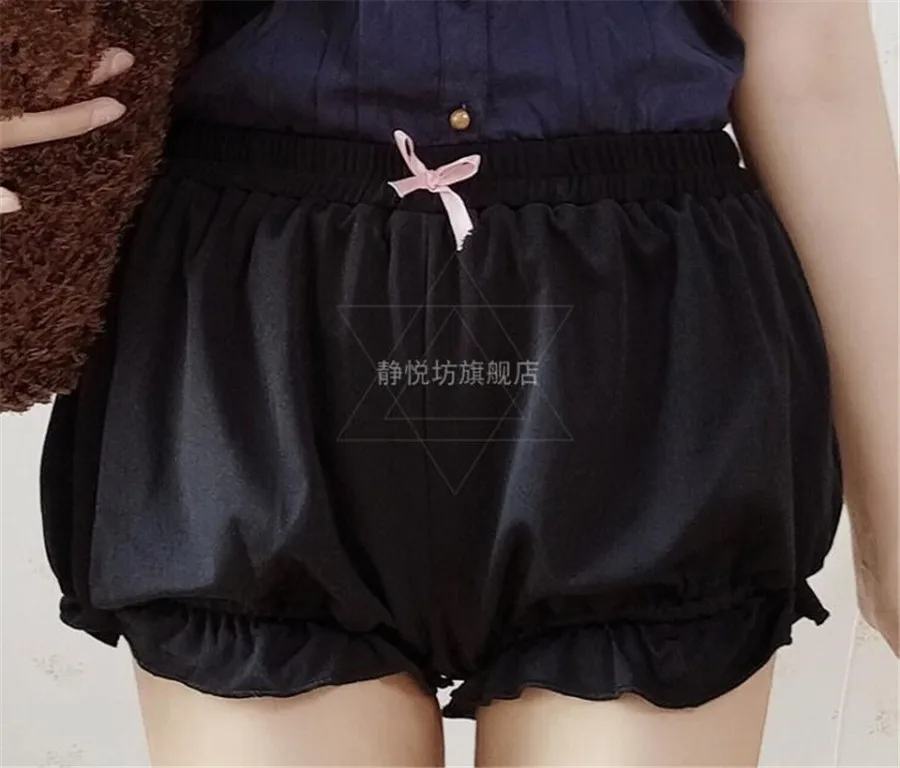 Милые штаны с тыквой Штаны цветочным рисунком и фонариками Японские шорты в