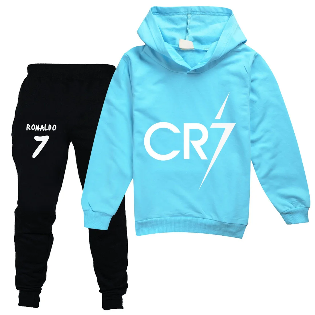 CR7 Cosplay Boys Girls Clothing Sets Spring Autumn Kids Outfits Hoodie Shirt+Pants 2Pcs Tracksuit Children Clothes Jogging Suit |
