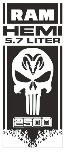 

Наклейка для Dodge Ram 2500 Hood Stripe Sticker Vinyl Window ноутбука graphics