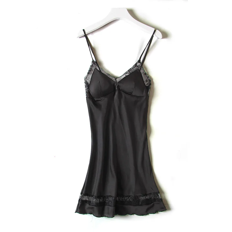 

Women Lingerie Summer Nightwear Tempt Satin Soft Comfortable Hot Intimate Nightdress Casual Vintage Style Smooth
