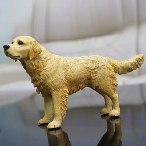 JJM золотистый ретривер собака фигурка для домашних животных Canidae коллектор Декор
