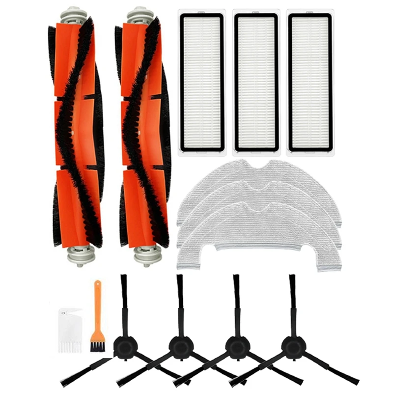 

For Dreame L10PLUS/Z10 PRO Robot Vacuum Cleaner Parts Dust Bag HEPA Filter Side Brush Main Brush Mop Cloth