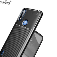 For Motorola Moto E7i Power Case Bumper Silicone Carbon Fiber Cover For Moto E7i Power Case For Moto E7i Power Cover 6 51