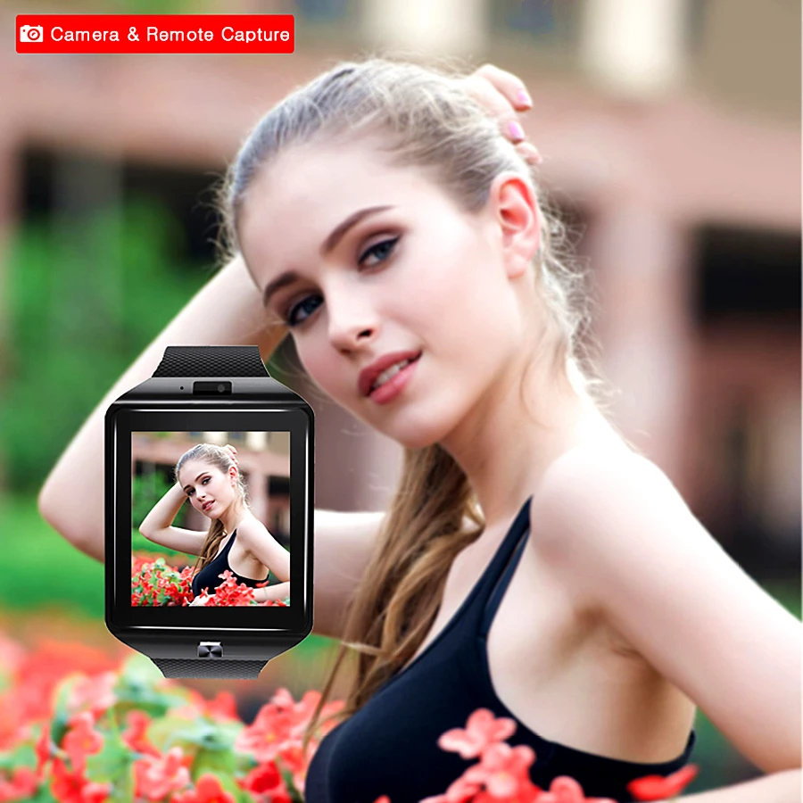 smartwatch dz09 smart watch support tf card sim camera sport bluetooth wristwatch for samsung huawei xiaomi android phone free global shipping