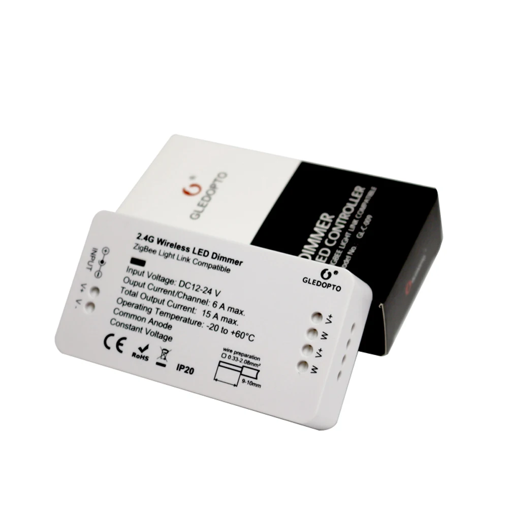 Светодиодный контроллер ZIGBEE Zll умная Беспроводная светодиодная лампа 12 В 24