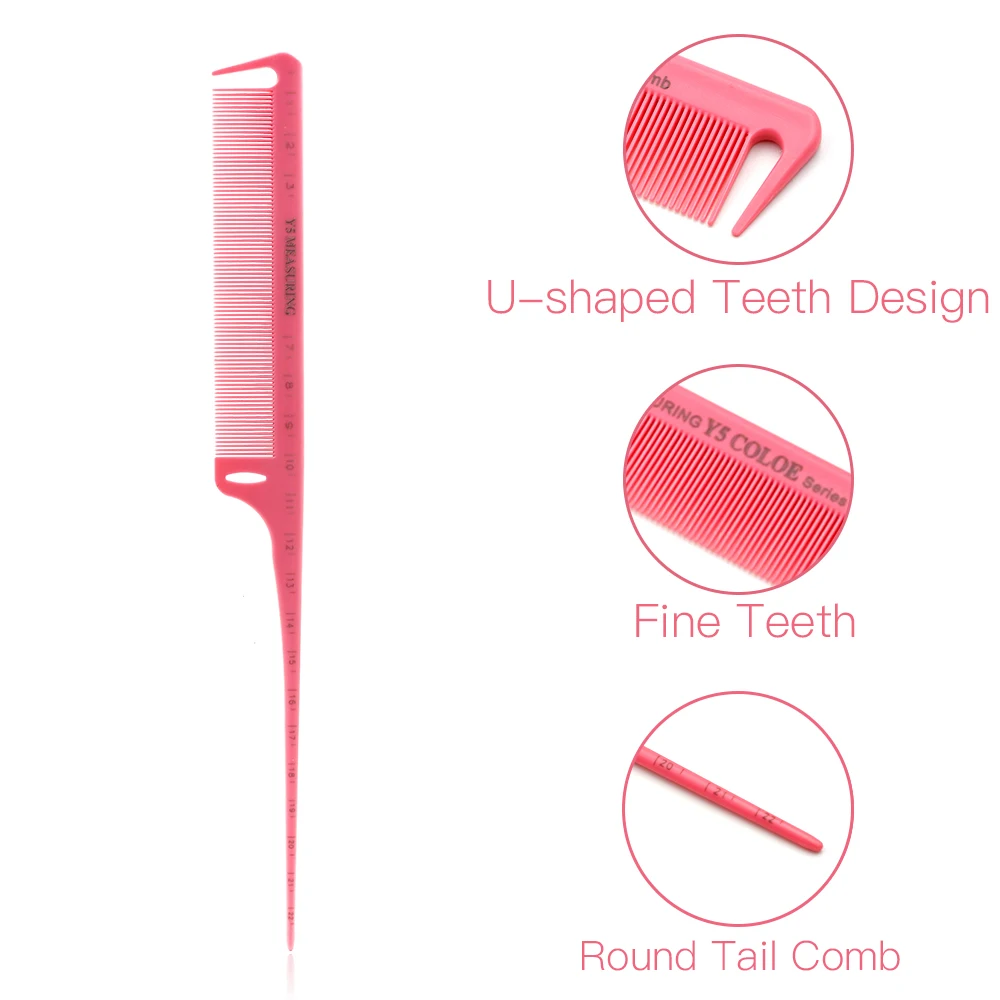 Расческа для стрижки волос со шкалой профессиональная расческа парикмахерских