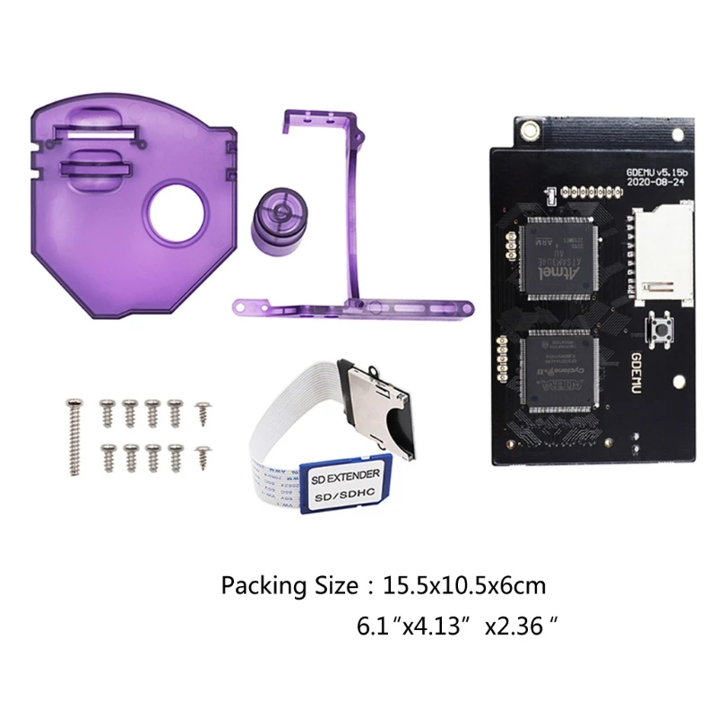 

GDEMU Optical Drive Simulation Board 5.15b Optical Drive for Dreamcast Console, Simple Installation, No Welding Needed