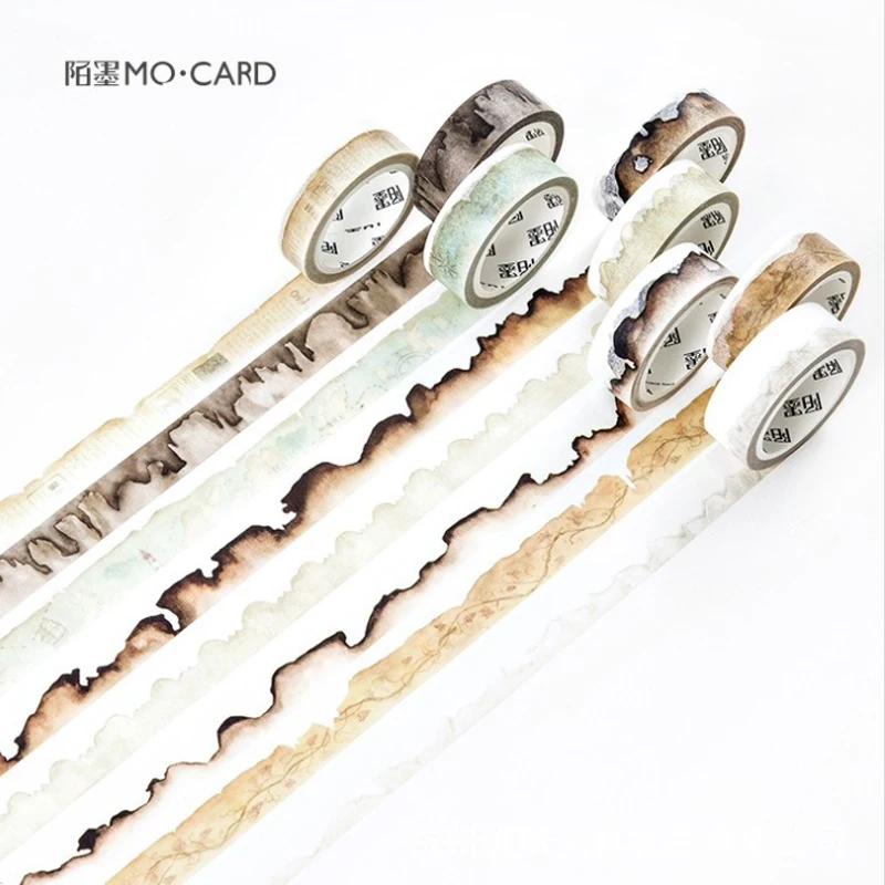 1 упак./лот Винтаж Бумага край серии штучной упаковке лента ручной работы учетной