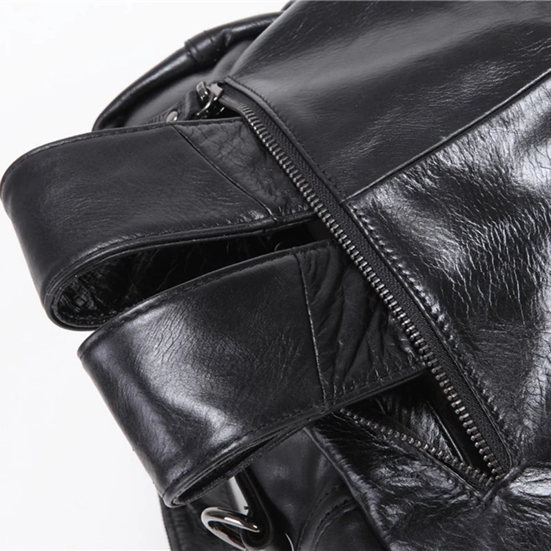 

Leather Retro Large Capacity Multi-Function Laptop Bag Business Briefcase Men's Handbag