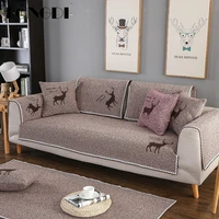 tongdi slipcover thick luxury sofa cover elegant elk towel lace convenient anti skid seat couch decor for parlour livingroom