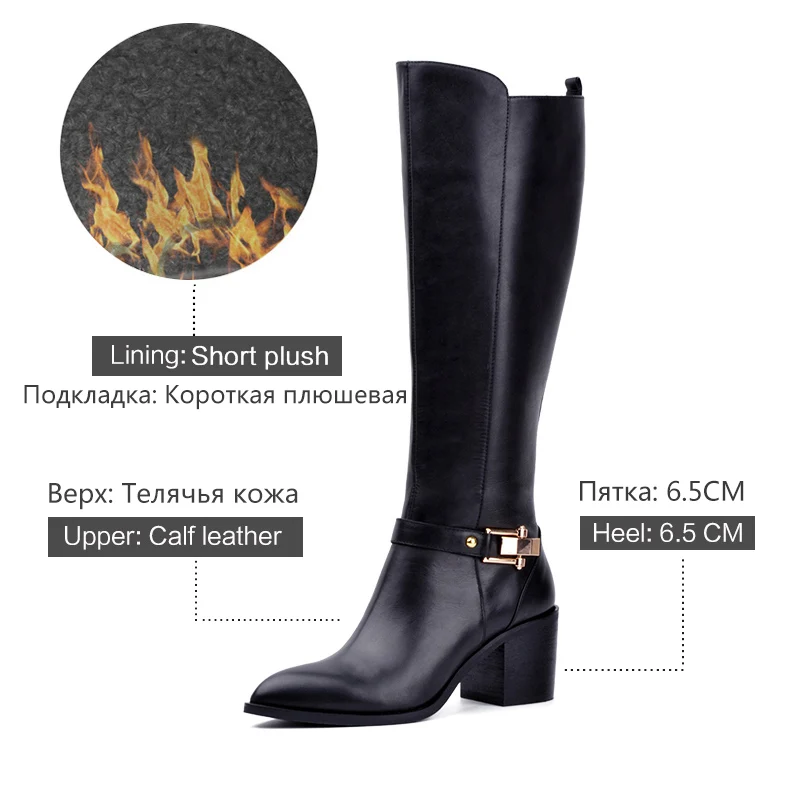 Donna-в новые туфли в индивидуальном стиле Сапоги выше колена высокие сапоги на шнуровке кожа Женские ботинки высокий каблук женские сапоги