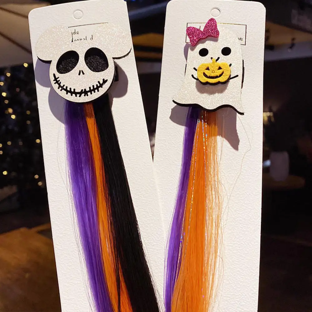 

HOT Girls Cute Halloween Gifts Cartoon Ghost Hairpins Funny Headband Colorful Hair Ornament Clips Kids Fashion Hair Accessories