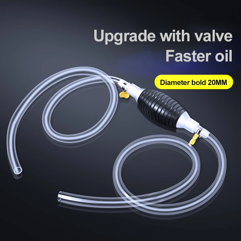 

Water Oil Transfer Pump Petrol Diesel Liquid Manual Pump Syphon Fuel Saver Auto Accessories Car Fuel Gas Pump PVC Pipe