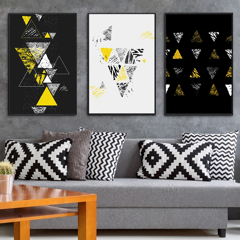 Черно-белые модульные картины на холсте художественная живопись плакаты с