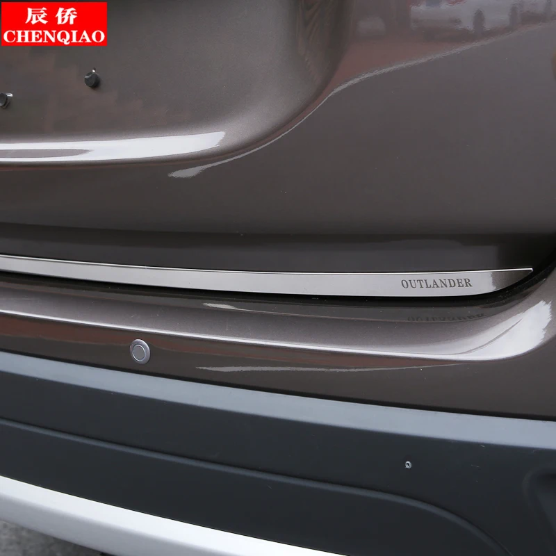 Для Mitsubishi Outlander 2013-2019 Высокое качество нержавеющая сталь задние ворота украшения