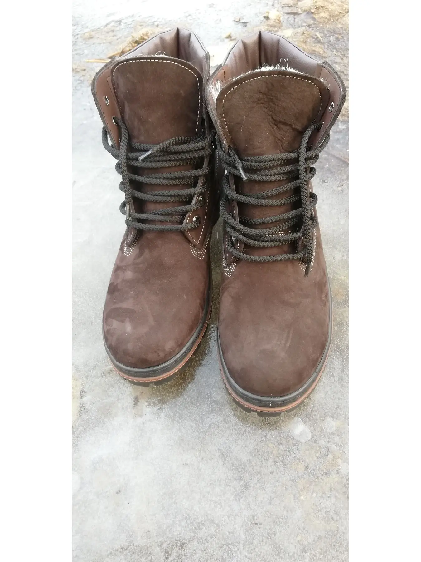 Мужские зимние ботинки Тайга из натурального нубука