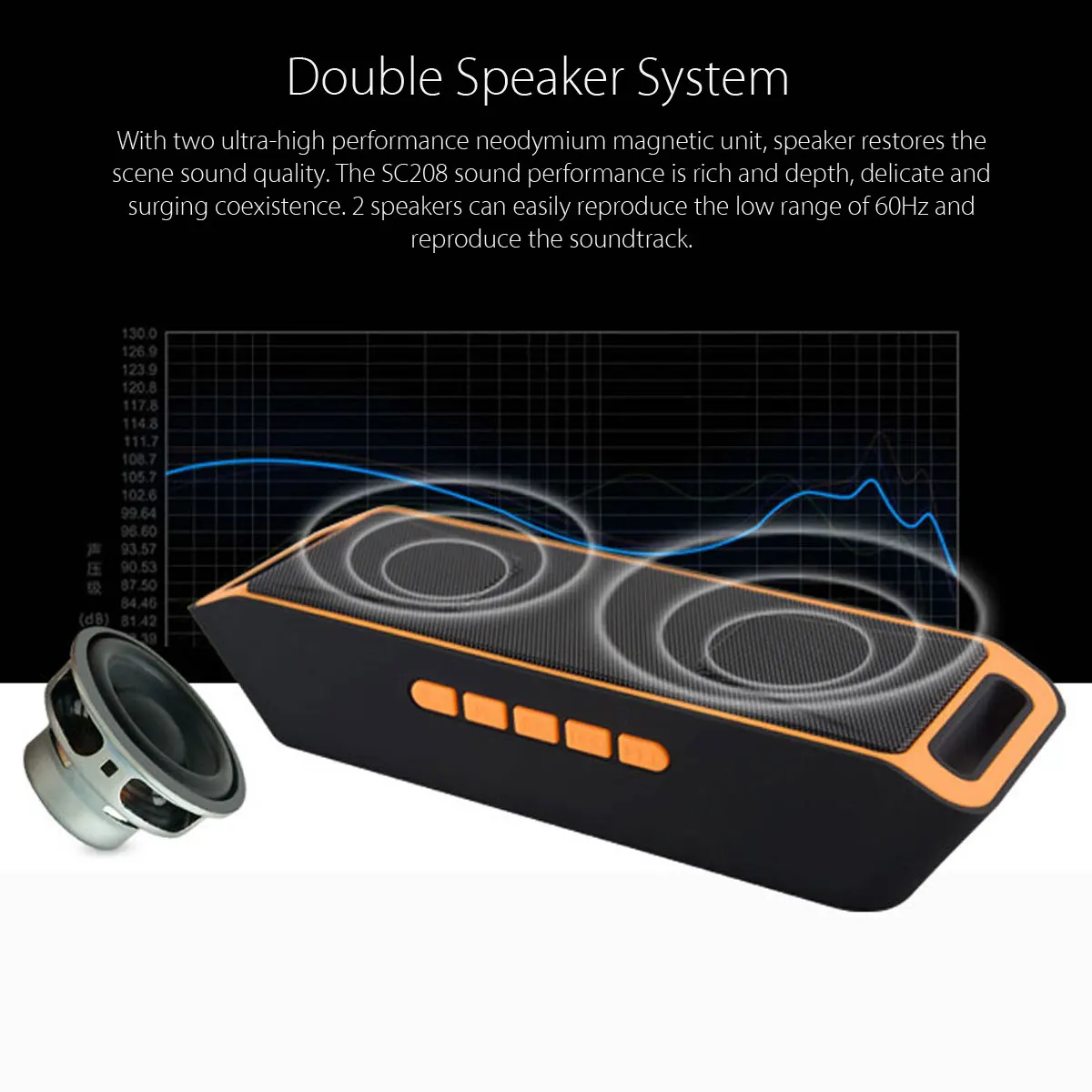 Мини Bluetooth колонка уличные водонепроницаемы переносной динамик музыкальная