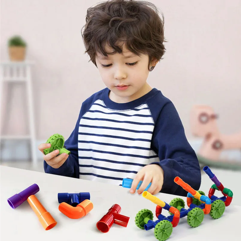 Конструктор 50-110 шт./компл. сделай сам из водопроводной трубы сборные игрушки для