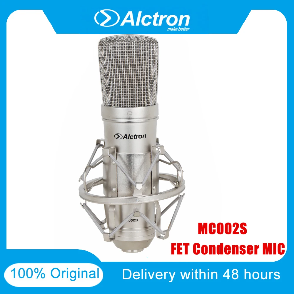 

Alctron MC002S Professional FET Condenser Microphone Used For Recording, Broadcasting ,live Sound And Other Stage Application