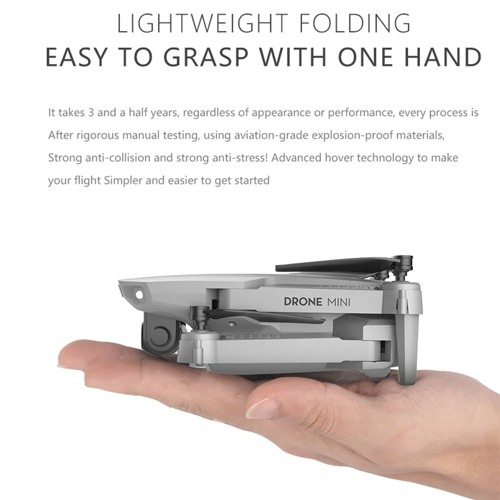 

E88 Rc Mini Drone 4k HD Drone with Dual Camera FPV WiFi Real-time Transmission Foldable Quadcopter RC Dron Toys