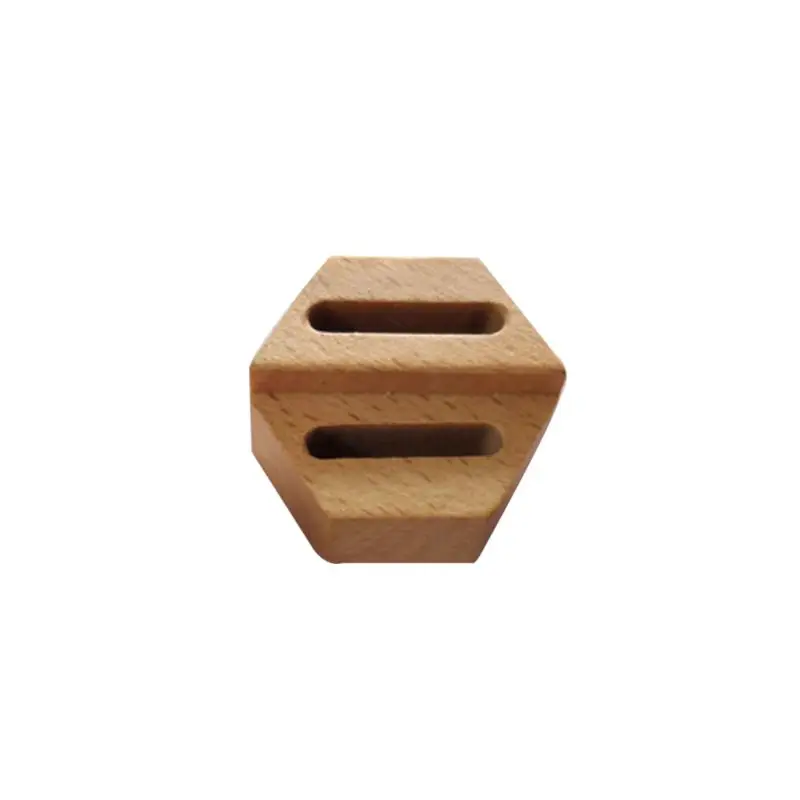 

Simple Wooden Hexagon Ring Display Stand Couples Rings Storage Rack Jewelry Holder Tray Organizer Gifts