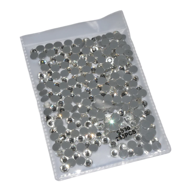 Высококачественные стразы горячей фиксации с плоской задней стороны для одежды