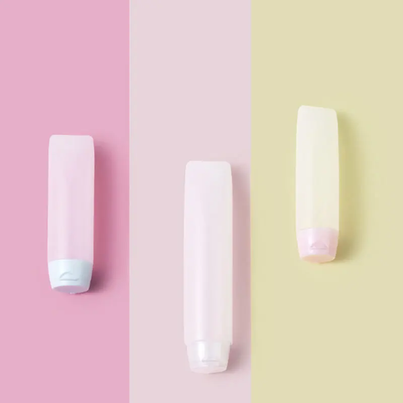 

100pcs 30ml50mlPE hose extrusion bottle travel bottle facial cleanser bottle emulsion extrusion tube bath cosmetics bottle