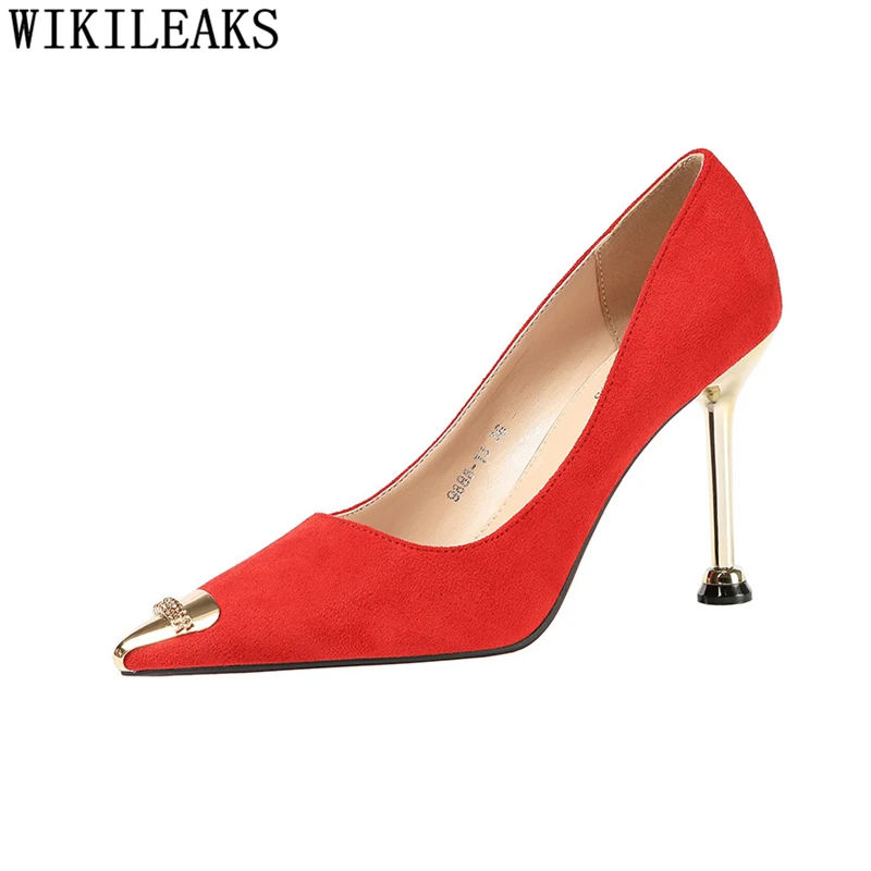 Роскошные каблуки Туфли под платье женские пикантные туфли на выход для женщин