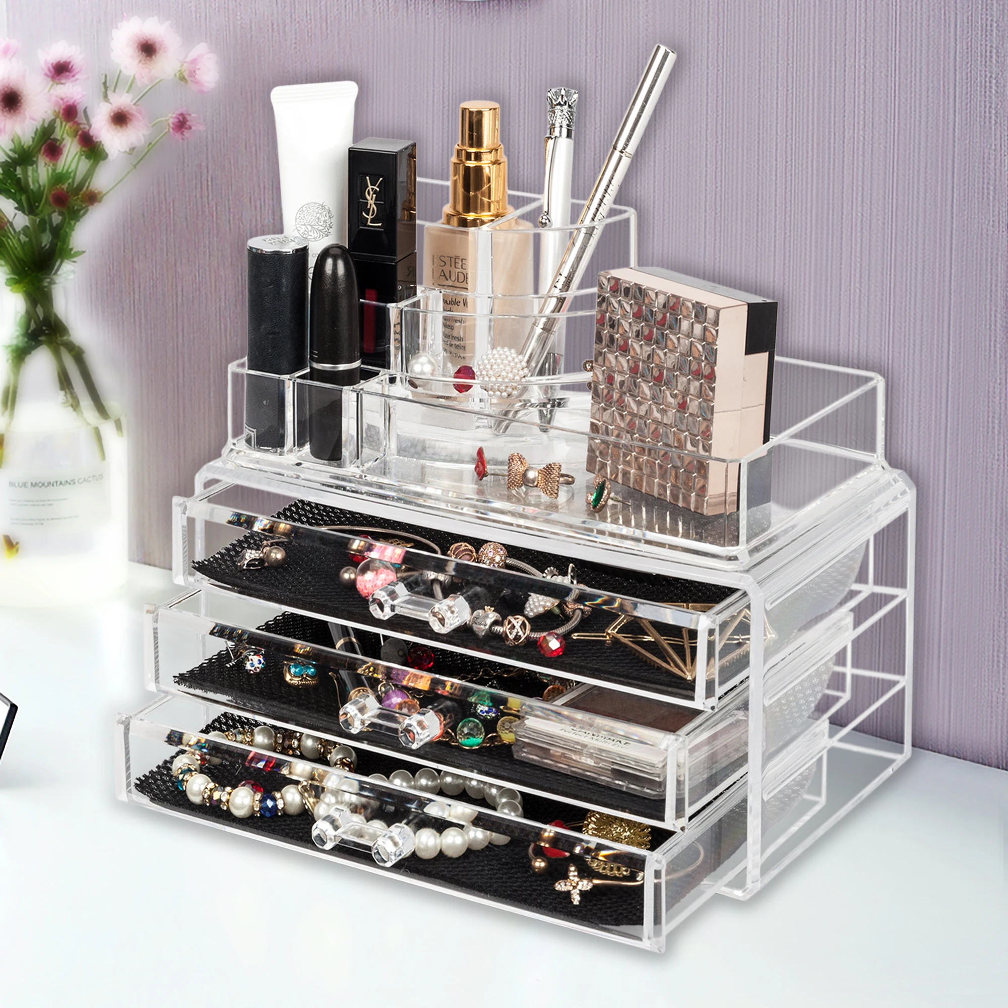 

Makeup Case large makeup case organizer hard box roller small wheels professional travel included for girls 180821310