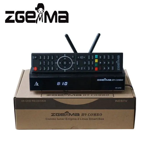 2 шт./лот в формате 4K UHD Zgemma H9 комбо CI + Linux E2 DVB S2X T2/C IPTV декодер каналов кабельного