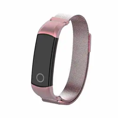 Rose Red Миланский металлический ремешок для huawei Honor Band 5 4, сменный Браслет из нержавеющей стали, ремешок для часов, браслет Band 5, умные аксессуары - Цвет: Rose Red