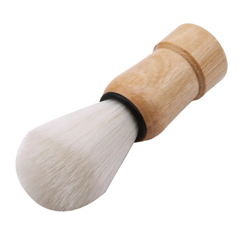 

1Pc Shaving Brush Badger Hair Men Barber Salon Men Facial Beard Cleaning Appliance Shave Tool Razor Brush Wood Handle For Men