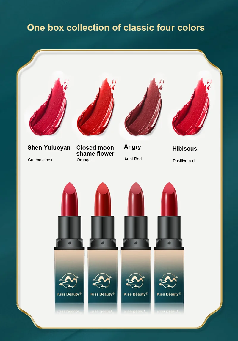 

Retro Style Waterproof Long Lasting Matte Lipstick Lip Gloss Cosmetic Velvet Matte Make Up Lip Gloss Maquillagem TSLM1