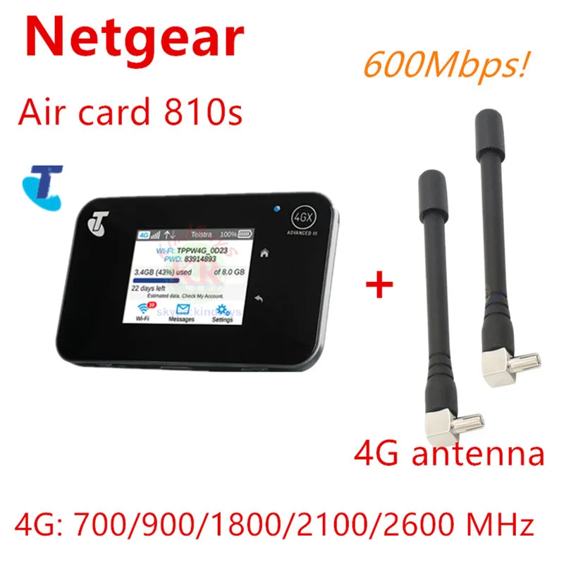  4G Wi-Fi Netger AirCard 810s Ac810s Cat11 600 / 4G Wi-Fi  Mifi dongle 4G  Aircard 810S plus 2  Un