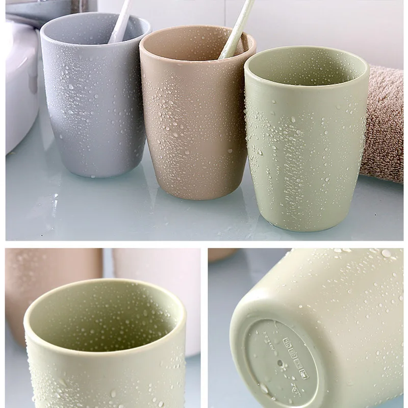

Eco-friendly Thick Circular Cups Toothbrush Holder Cup PP Rinsing Tooth Mug Cup xqmg Bathroom Tumblers Products Household Garden