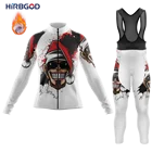 Женский зимний теплый флисовый комплект для велоспорта с гелевыми вставками и длинным рукавом