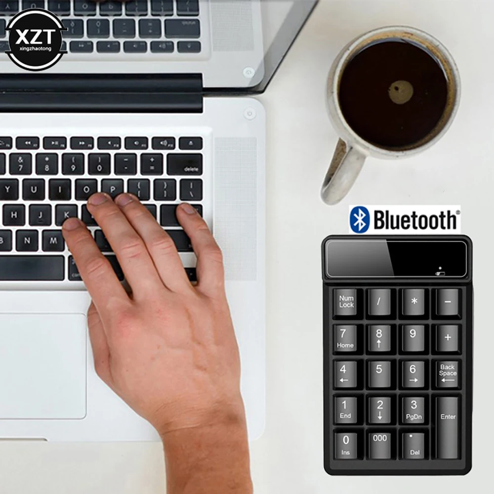 Bluetooth беспроводная Механическая цифровая клавиатура для настольного ноутбука