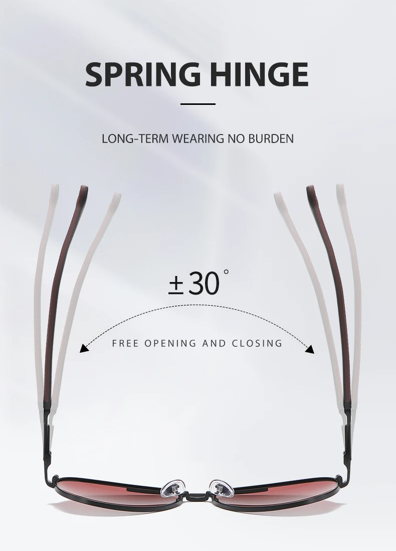 Солнечные очки HD поляризационные в металлической оправе для мужчин и женщин