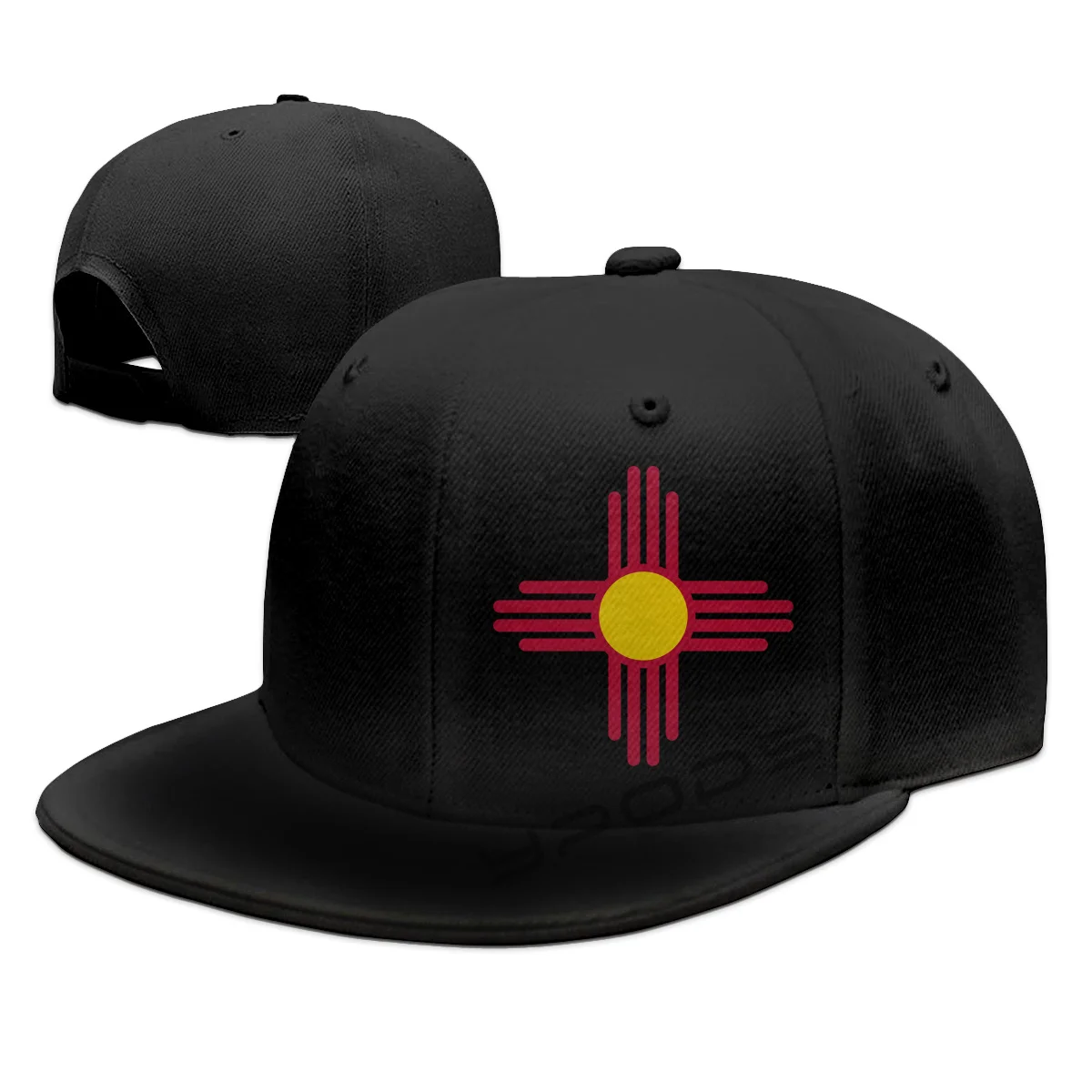 

31-Flag-of-Flag Of New Mexico State Logo Heavy Metal Band Multi-color Baseball Caps Hip Hop Snapback for Men and Women Hats