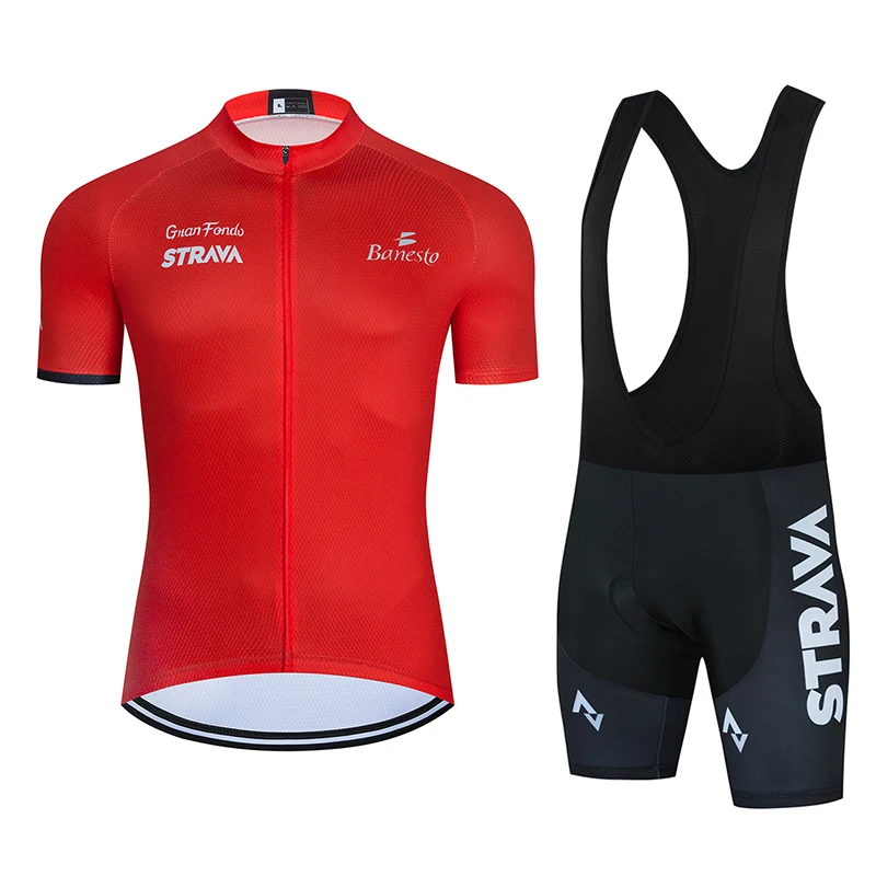 

2021 Banesto Strava men cycling wear bicycle Roupas Ropa Ciclismo Hombre MTB Maillot bicycle summer road bike triathlon suits