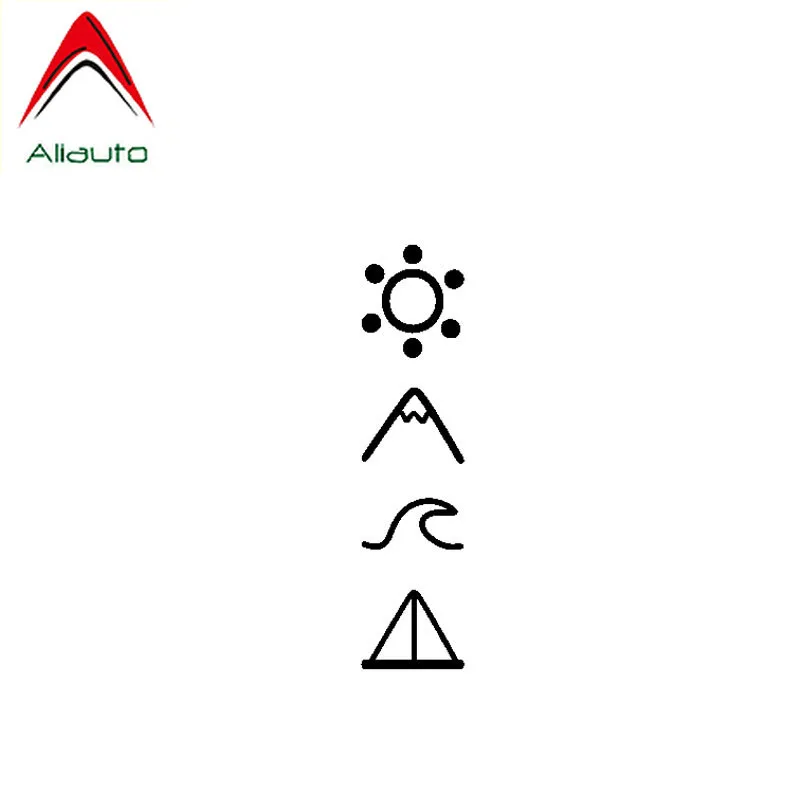 Креативные автомобильные стикеры Aliauto водонепроницаемые виниловые Стикеры для