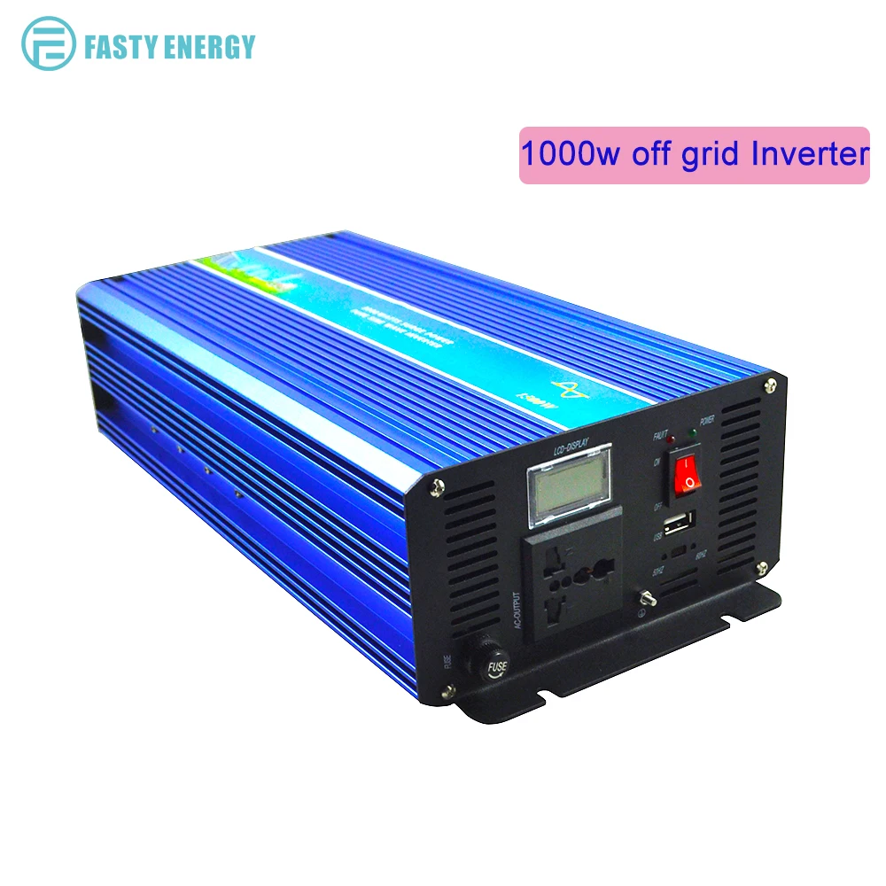 1000w off grid 600 Вт 1 кВт 2000 кВт 110 Вт решетки чистая синусоида инвертор для солнечной системы ветра для 12 В/24 В/48 В/96 в вход 220 В в DC Выход - Цвет: 1000w off grid
