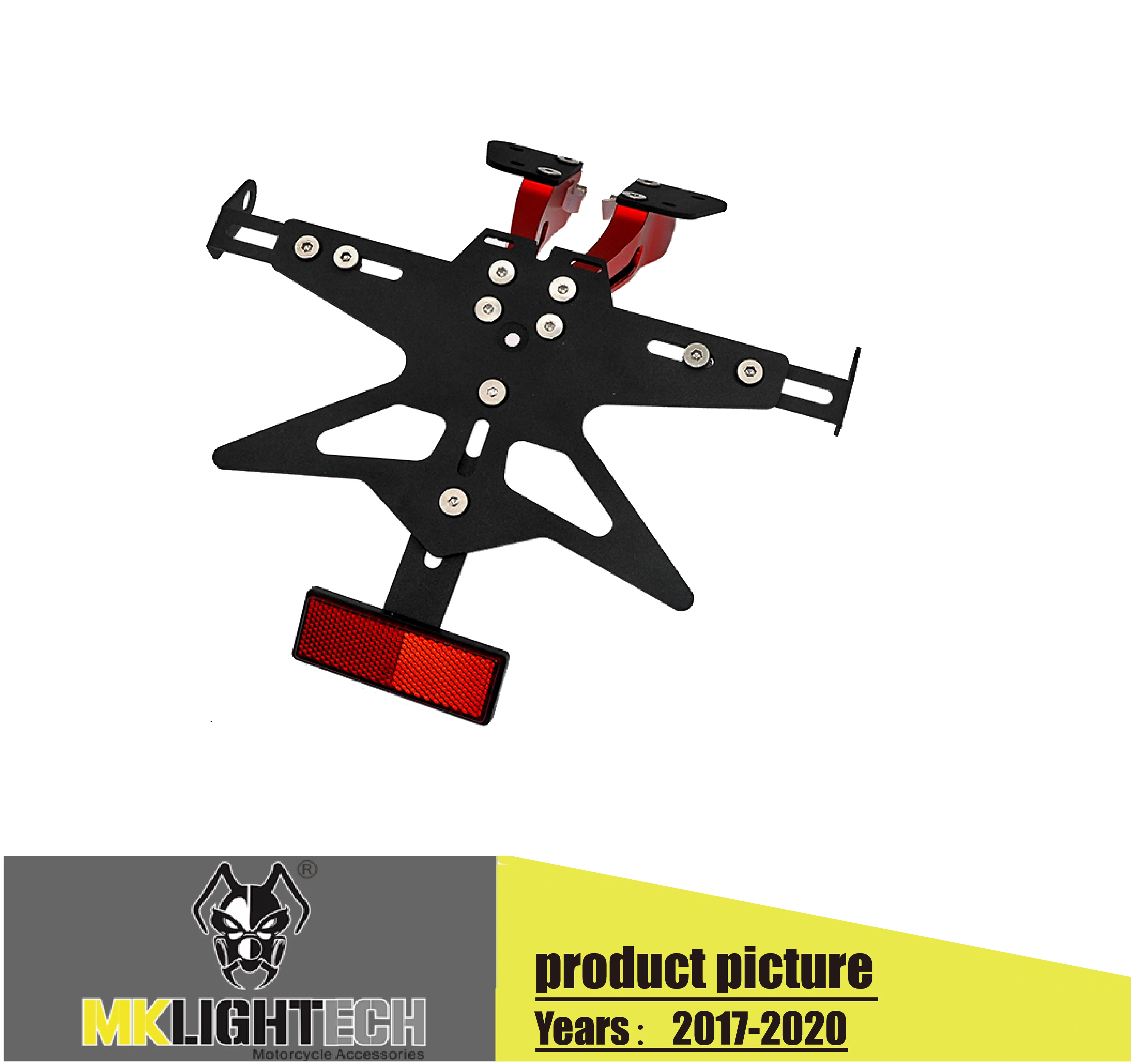 

MKL IGHTECH for YAMAHA TMAX 560 19-20/TMAX 530 17-20 License Plate Frame License Plate Frame